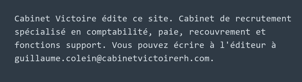 Bloc éditeur du site